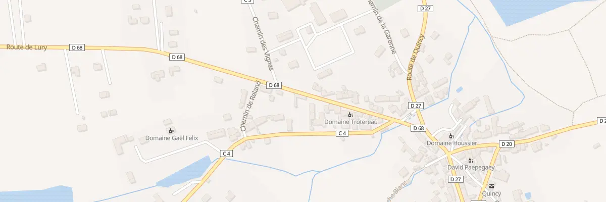 Plan du 9 Rte de Lury à Quincy