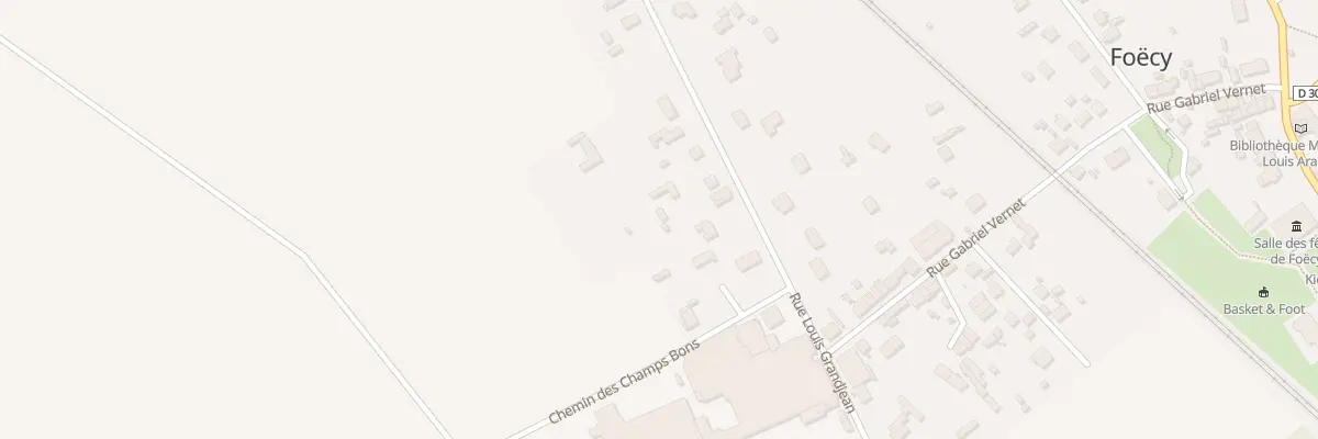 Plan du 17 Rue Louis Grandjean à Foëcy