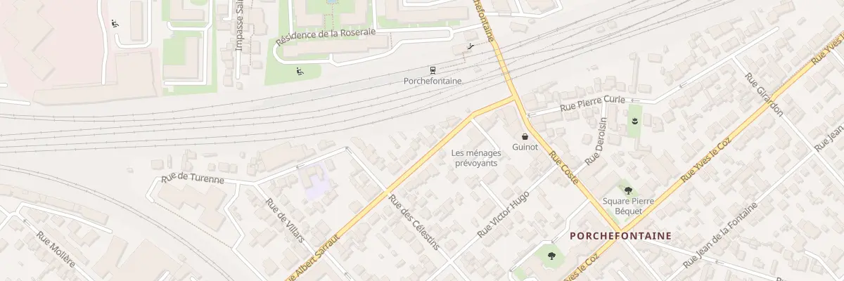 Plan du 8 Rue Albert Sarraut à Versailles