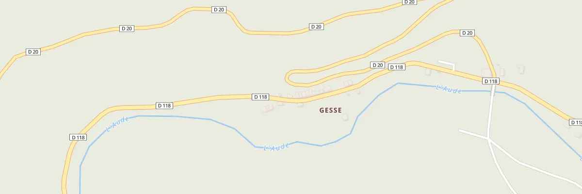 Plan du 128 Gesse à Bessède-de-Sault