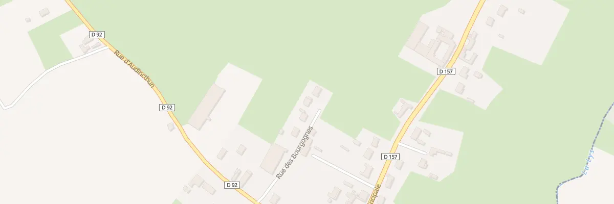 Plan du 7 Rue des Bourgognes à Dennebrœucq
