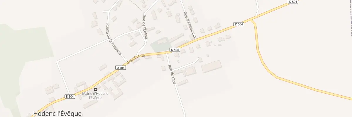 Plan du 62B Gr Grande Rue à Hodenc-l’Évêque