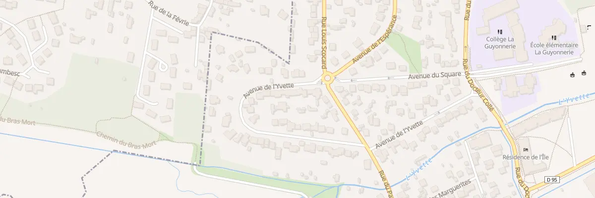 Plan du 62 Av de l’Yvette à Bures-sur-Yvette