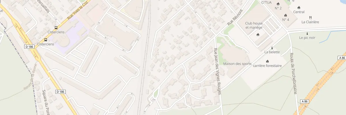 Plan du 120 Rue Rémont à Versailles
