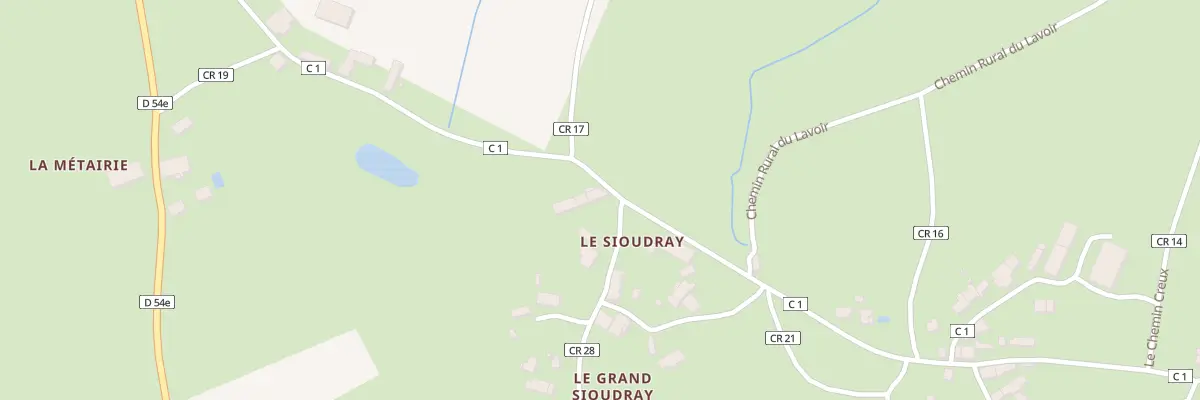 Plan du 4 Le Grand Sioudray à Urciers