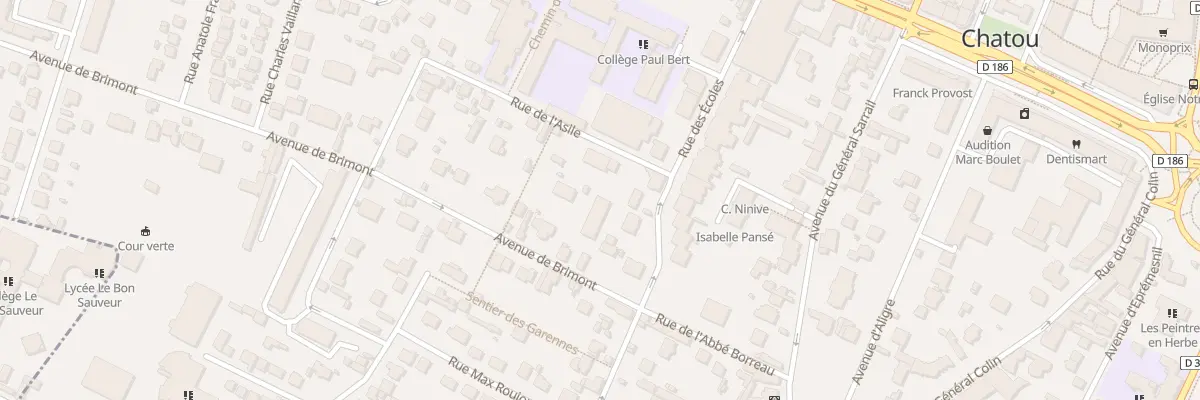 Plan du 6 Av de Brimont à Chatou