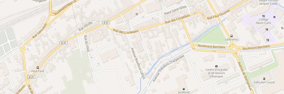 Plan du 8 Rue Léon Grenier à Étampes