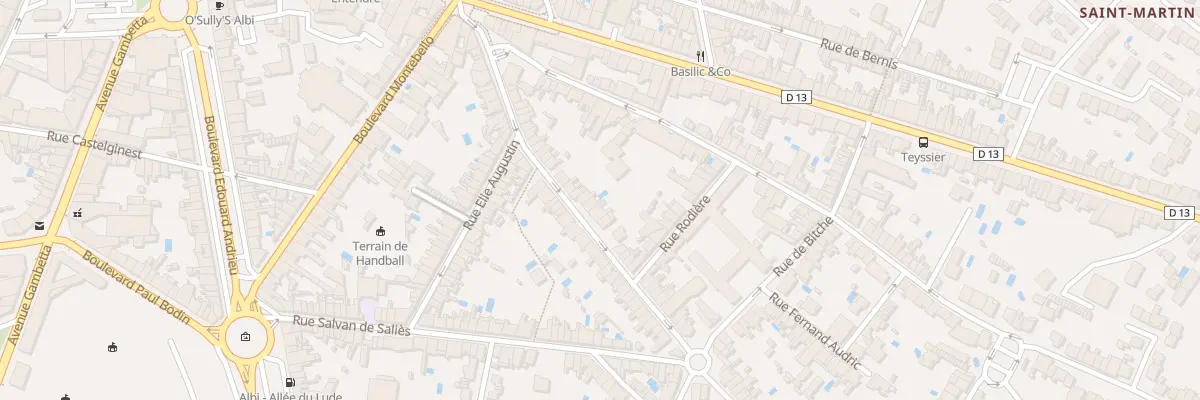 Plan du 35 Rue Cdt Blanche à Albi