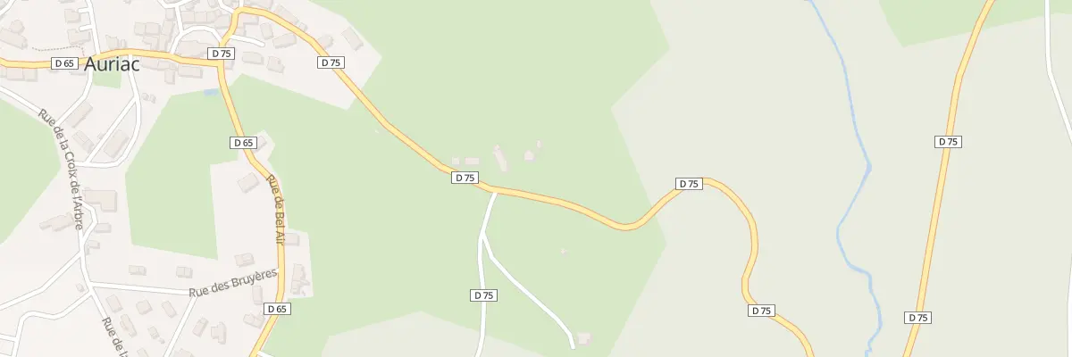 Plan du 11 Rte du Coudert à Auriac