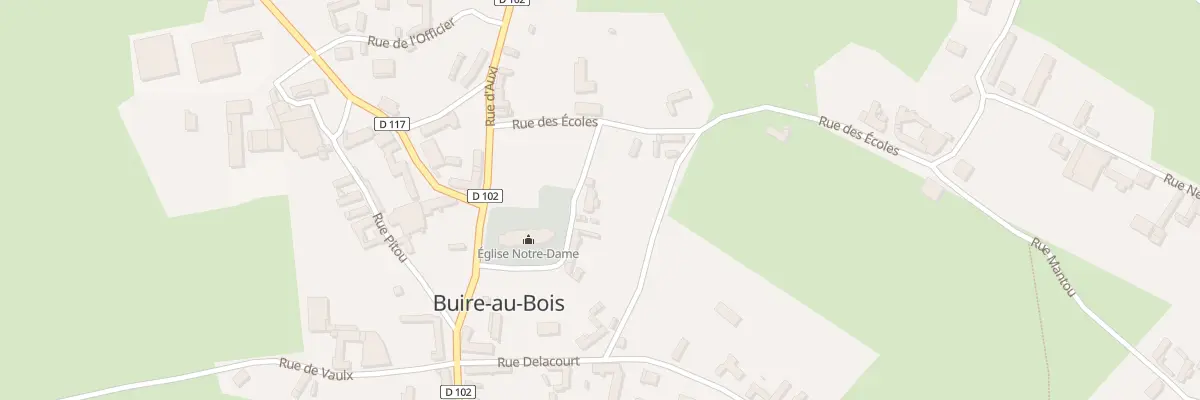 Plan du 4 Rue de l’Eglise à Buire-au-Bois