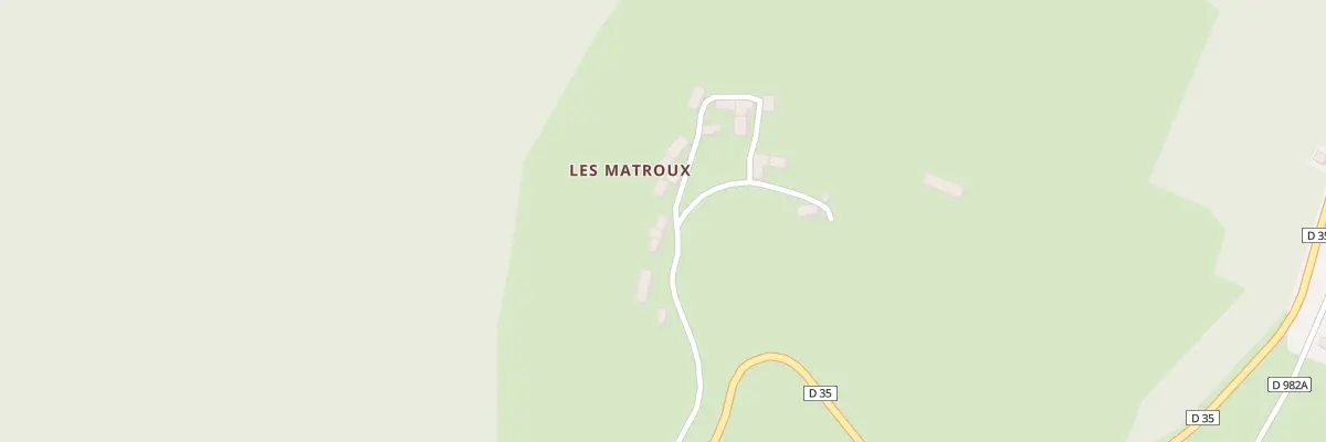 Plan du 3 Les Matroux à Croze