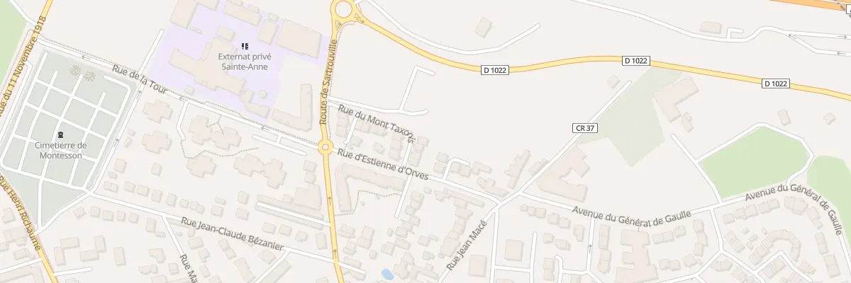 Plan du 1 Rue Mont Taxonis à Montesson