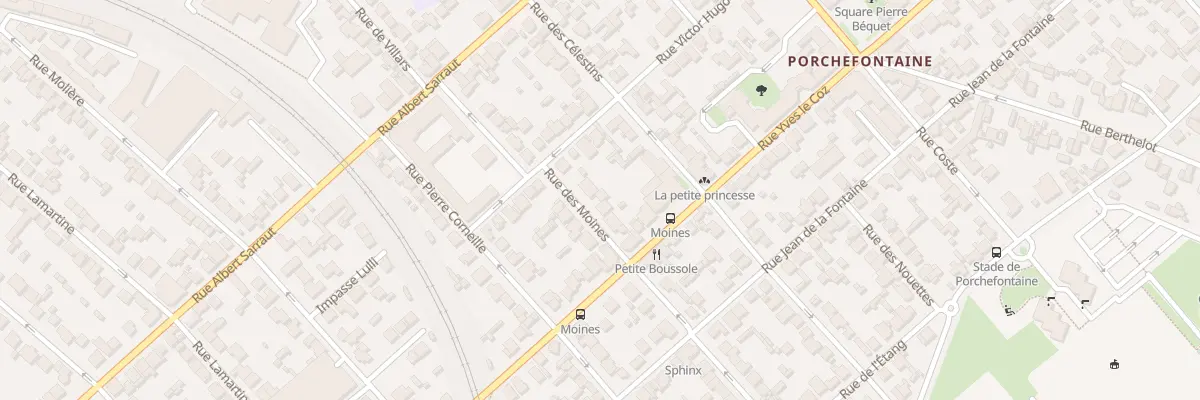 Plan du 3B Rue des Moines à Versailles