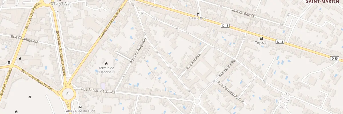 Plan du 37 Rue Cdt Blanche à Albi