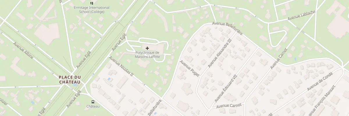 Plan du 9 Av Belleforière à Maisons-Laffitte