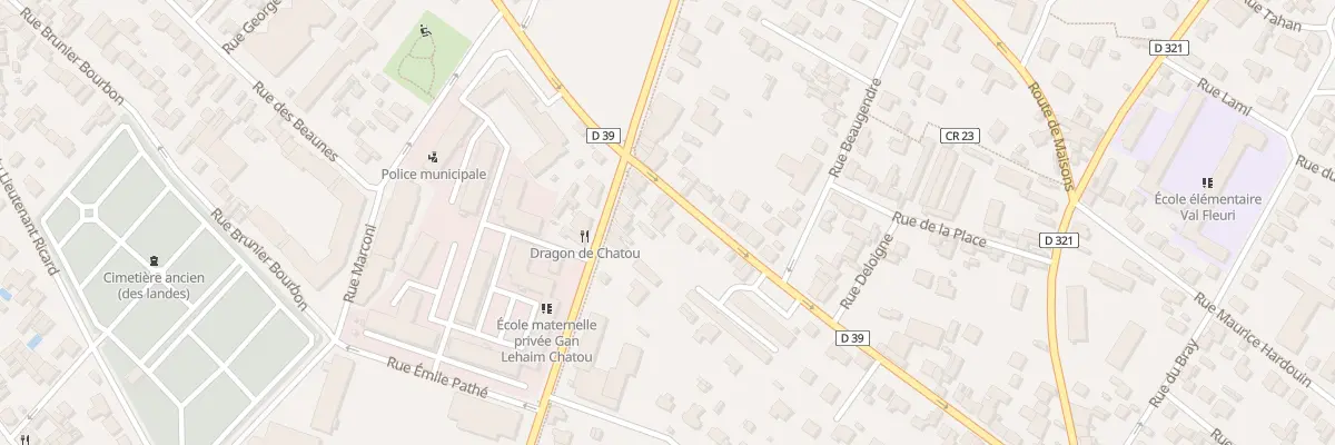 Plan du 71 Rue du Gen Leclerc à Chatou