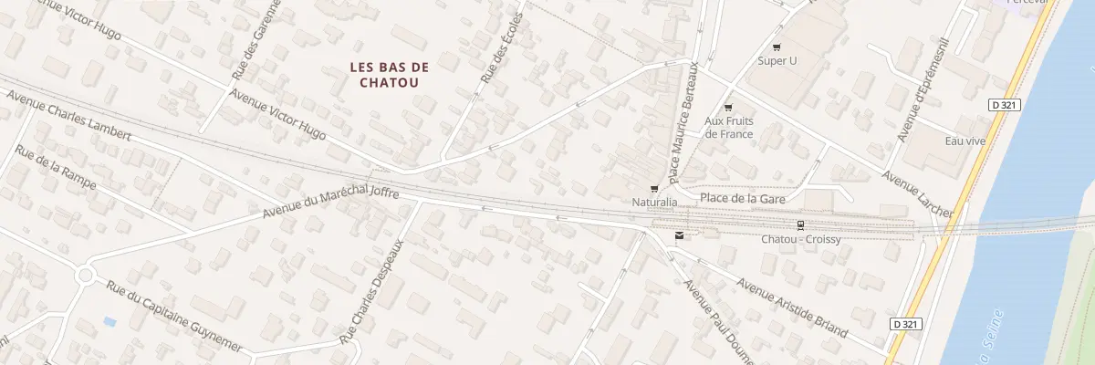 Plan du 17 Rue Georges Clemenceau à Chatou