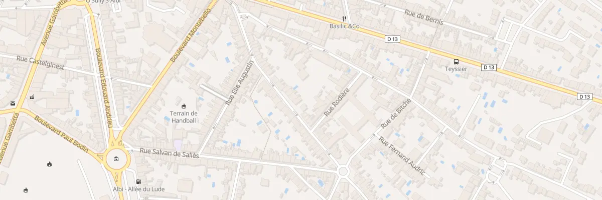 Plan du 39 Rue Cdt Blanche à Albi