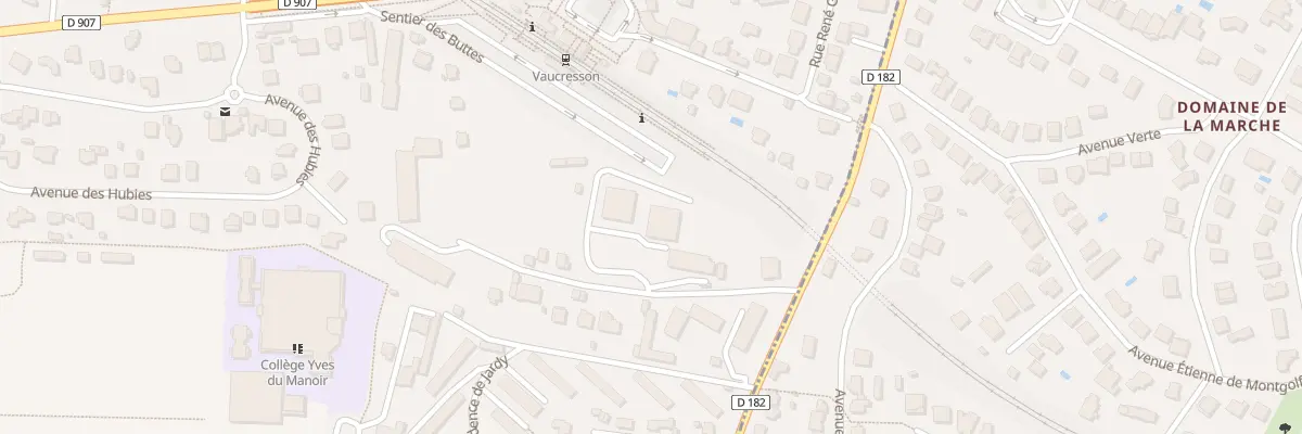 Plan du 8 Av du Bois de la Marche à Vaucresson