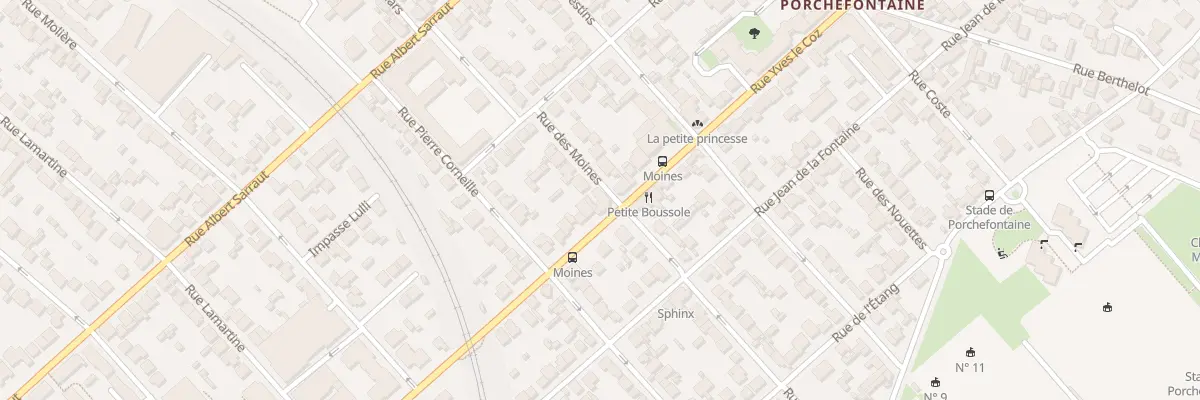 Plan du 12 Rue des Moines à Versailles