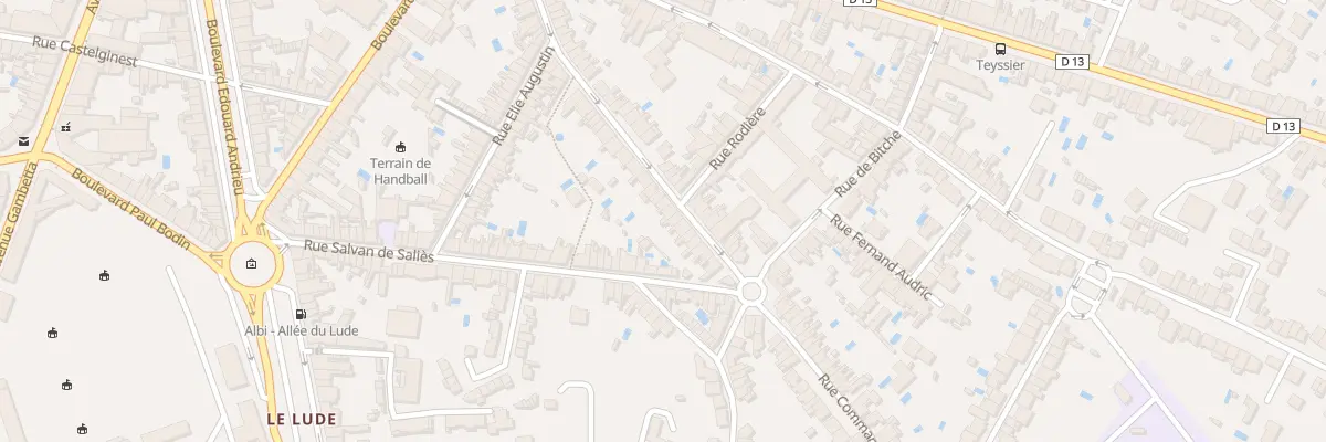 Plan du 52 Rue Cdt Blanche à Albi