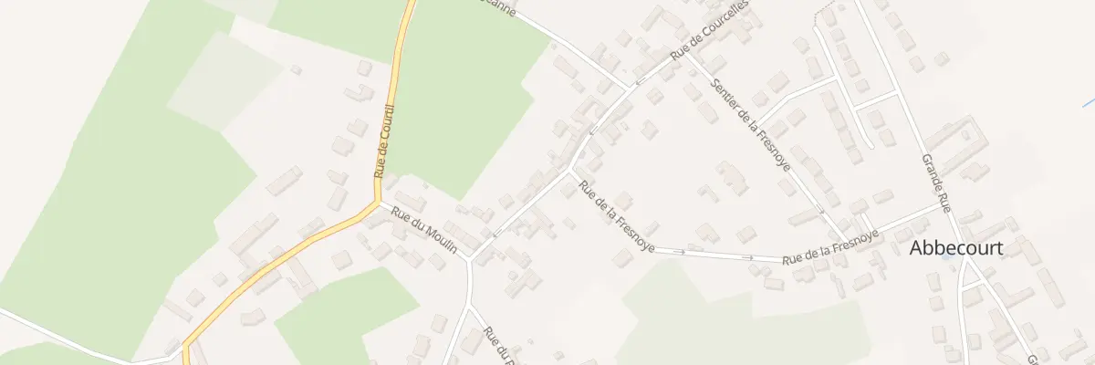 Plan du 62 Rue de Courcelles à Abbecourt