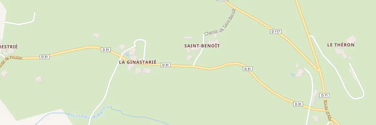 Plan du 5105 Saint Benoit à Lamillarié