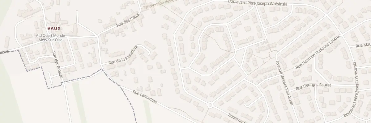 Plan du 77 Bd Pere Wresinsky à Méry-sur-Oise
