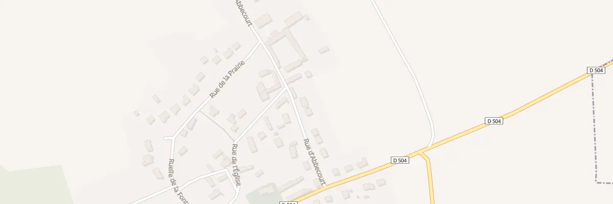 Plan du 6B Rue d’Abbecourt à Hodenc-l’Évêque