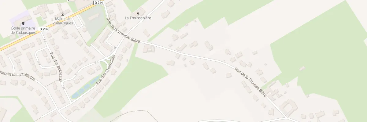Plan du 24 Rue de la Trousse Bière à Zudausques