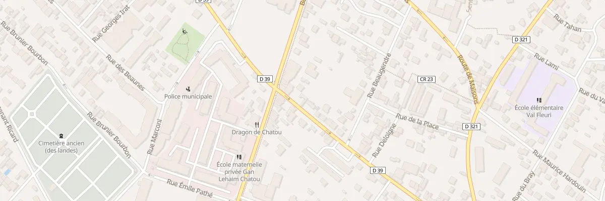 Plan du 66B Rue du Gen Leclerc à Chatou
