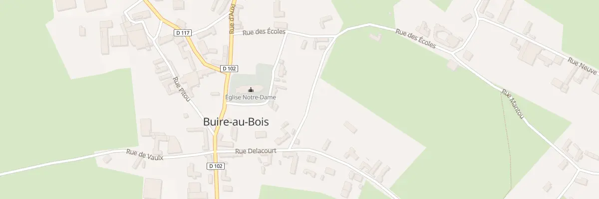 Plan du 2 Rue de l’Eglise à Buire-au-Bois