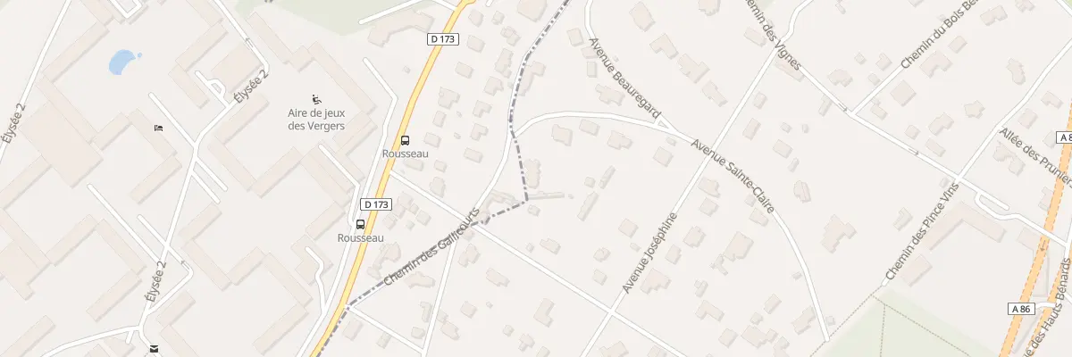 Plan du 2 Av Ste Claire à Rueil-Malmaison