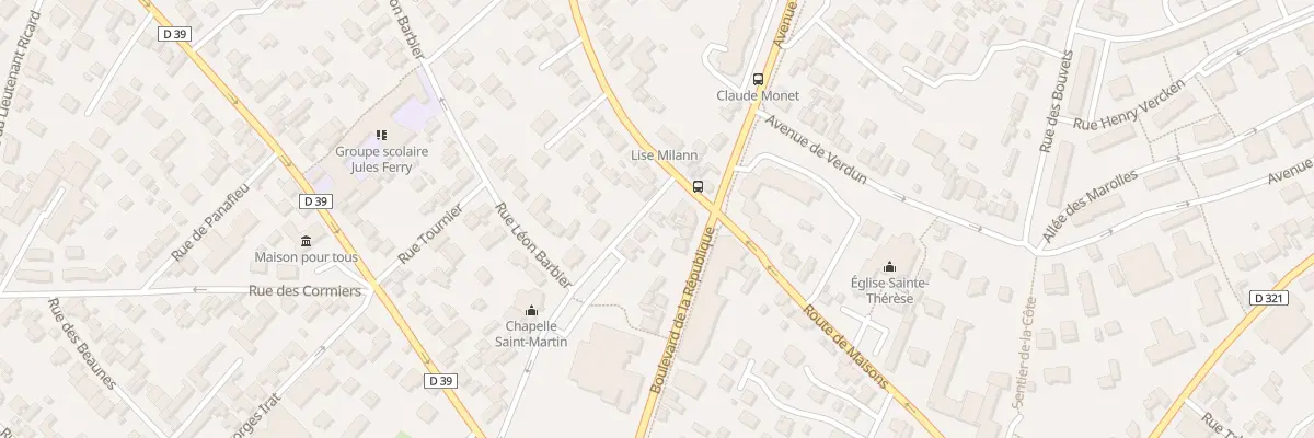 Plan du 5 Rue Paul Painlevé à Chatou