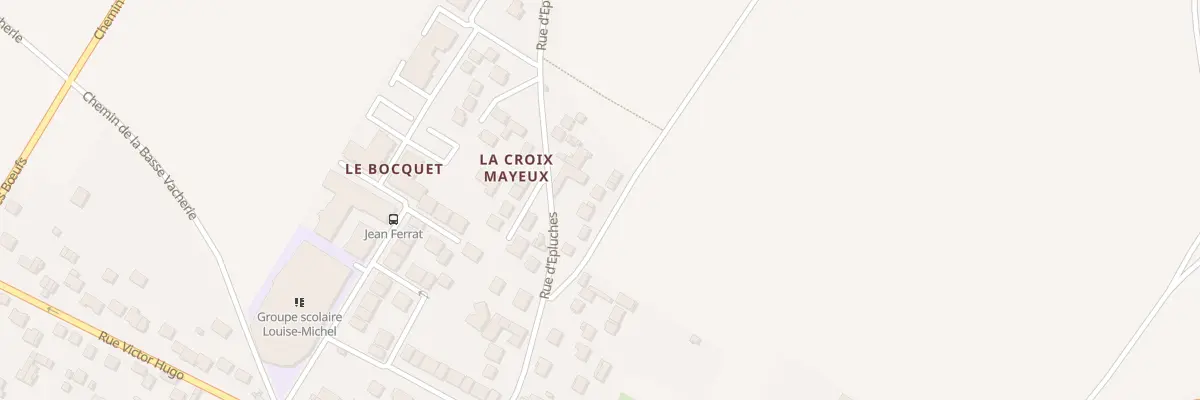 Plan du 1 Che du Boquet à Pierrelaye