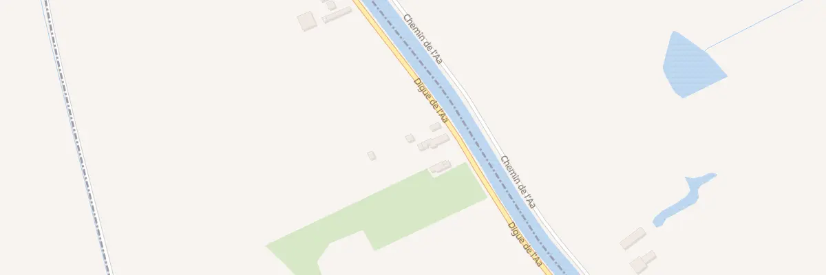 Plan du 900 Rue Digue de l’Aa à Sainte-Marie-Kerque