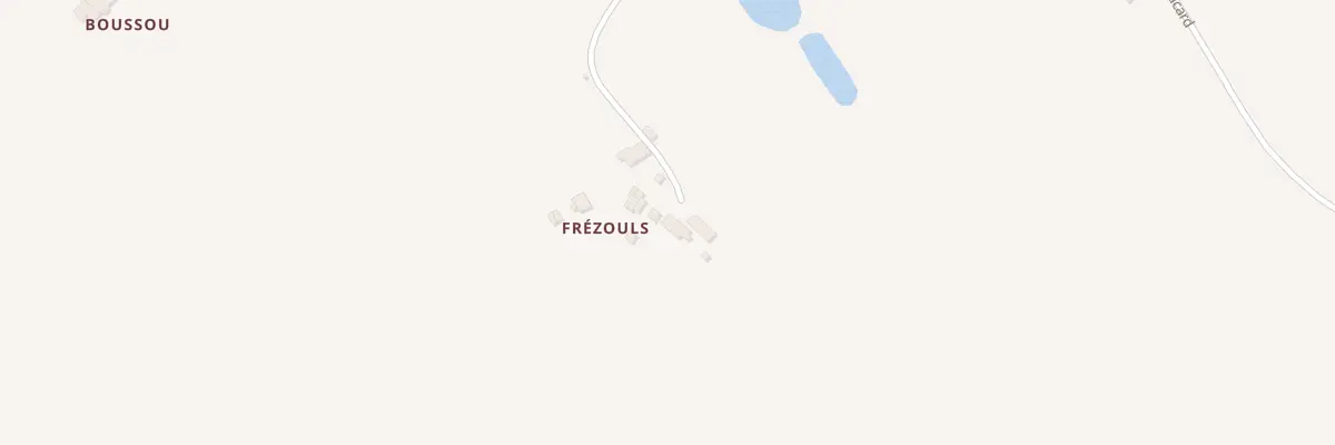 Plan du 801 Che de Frézouls à Lautrec