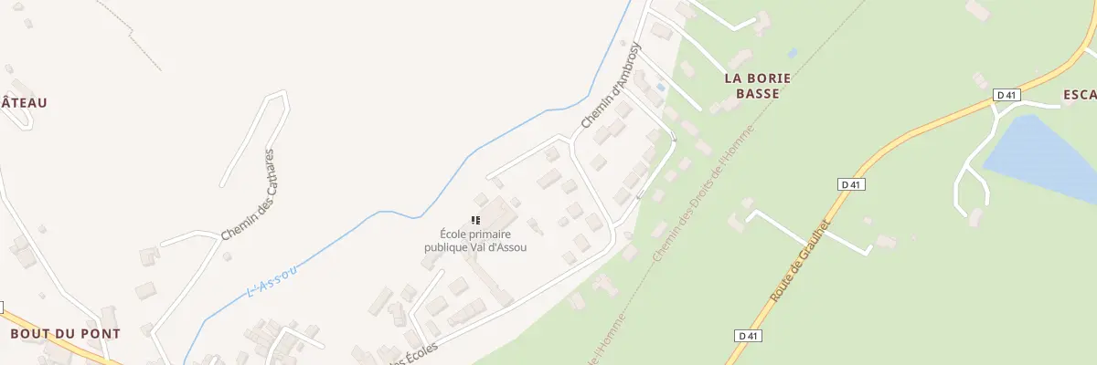 Plan du 25 Rue des Ecoles à Lombers