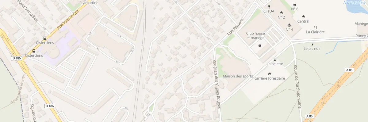 Plan du 108B Rue Rémont à Versailles