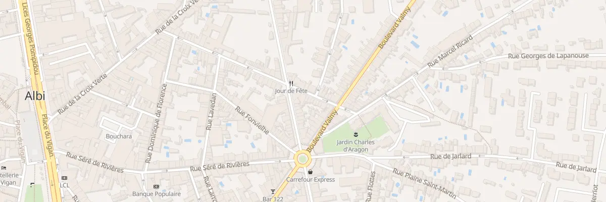 Plan du 52 Rue des Carmélites à Albi