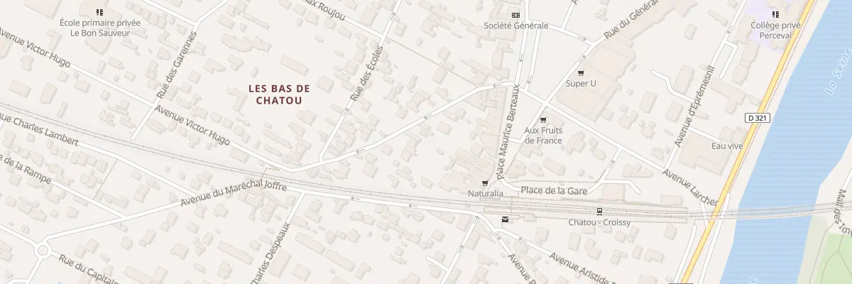 Plan du 7A Rue Georges Clemenceau à Chatou