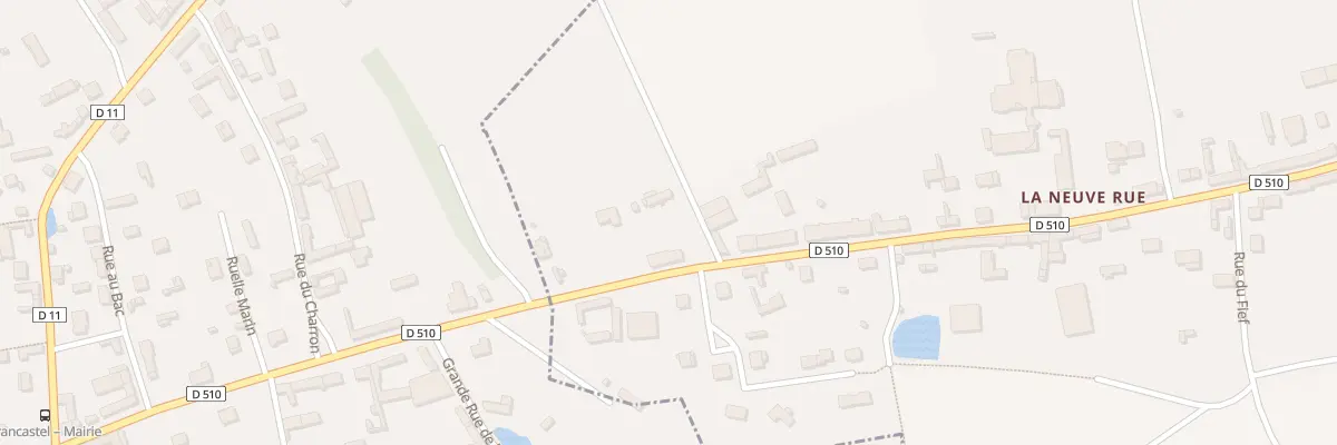 Plan du 47 Vc La Neuve Rue à Oursel-Maison