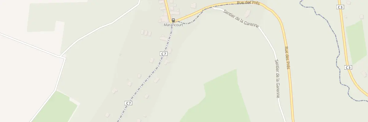 Plan du 61 Rte de Marancourt à Arrancourt