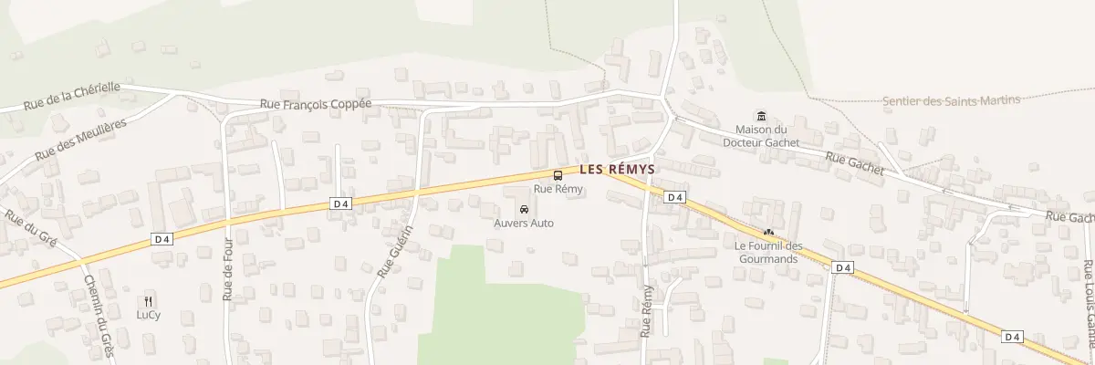Plan du 9 Rue Parmentier à Auvers-sur-Oise