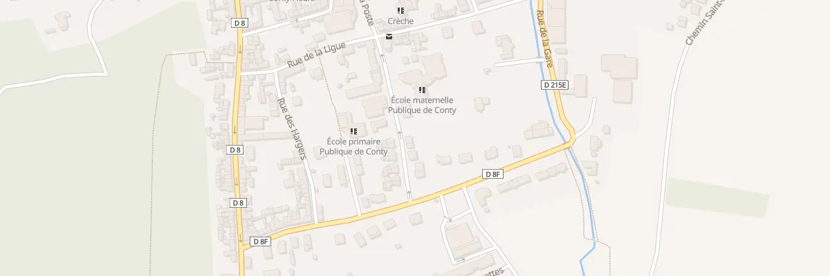 Plan du 5 Rue des Ecoles à Conty
