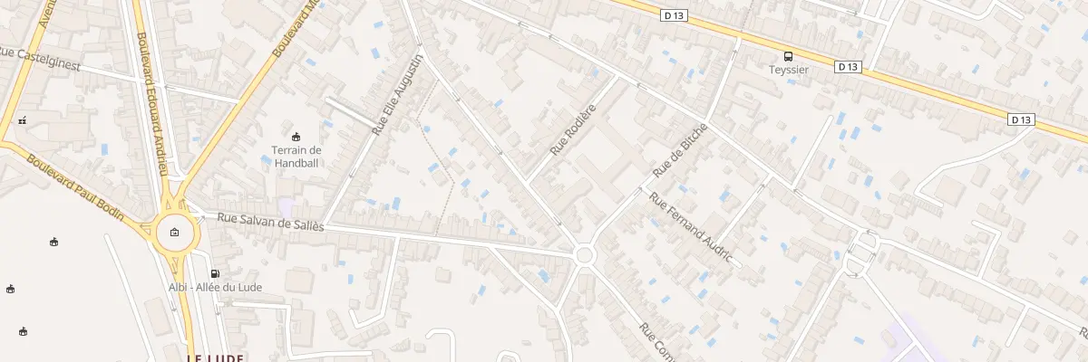 Plan du 51 Rue Cdt Blanche à Albi