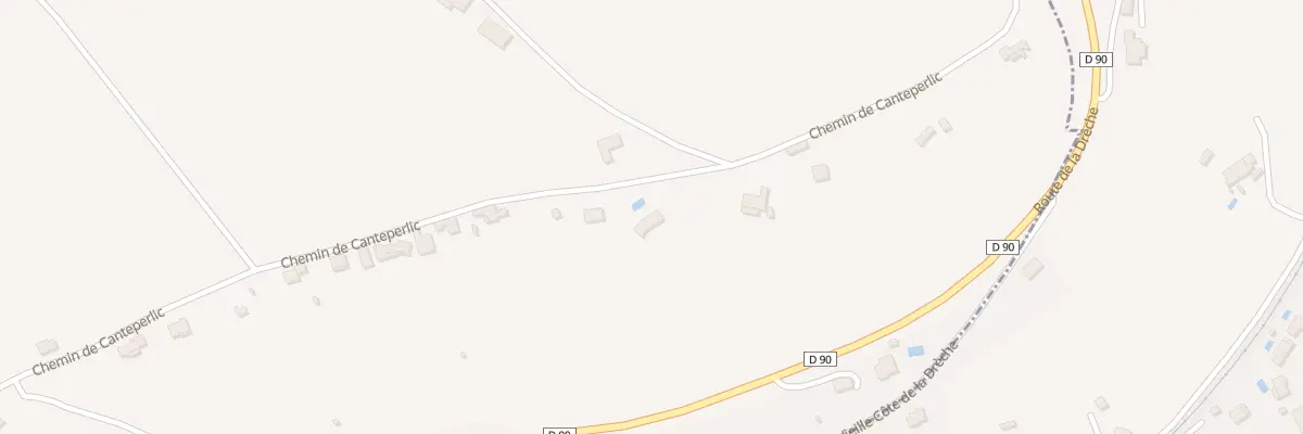 Plan du 23 Che de Canteperlic à Albi