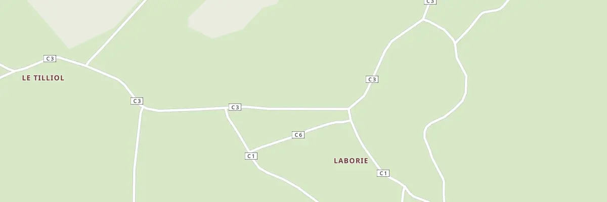 Plan du 13 Laborie à Lapleau
