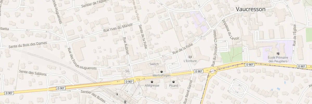 Plan du 24 Rue de la Folie à Vaucresson