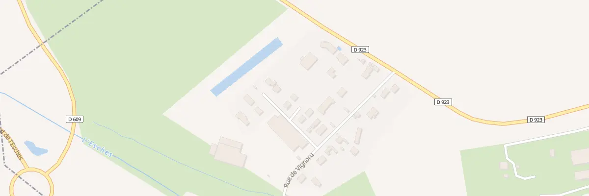 Plan du 3 Imp des Cressonnieres à Esches